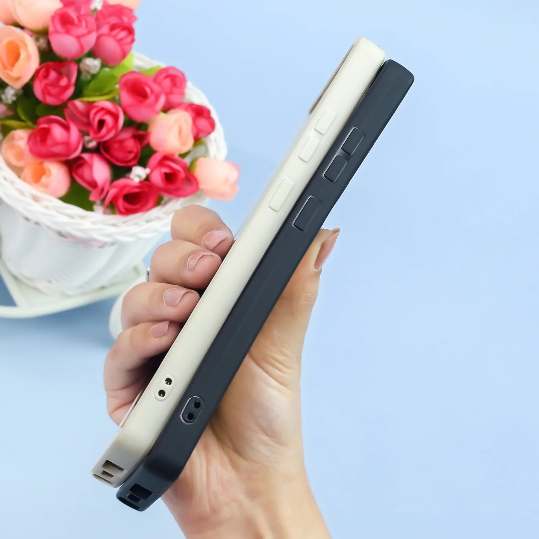 Floral Edition Leather Textured Soft Case - Samsung