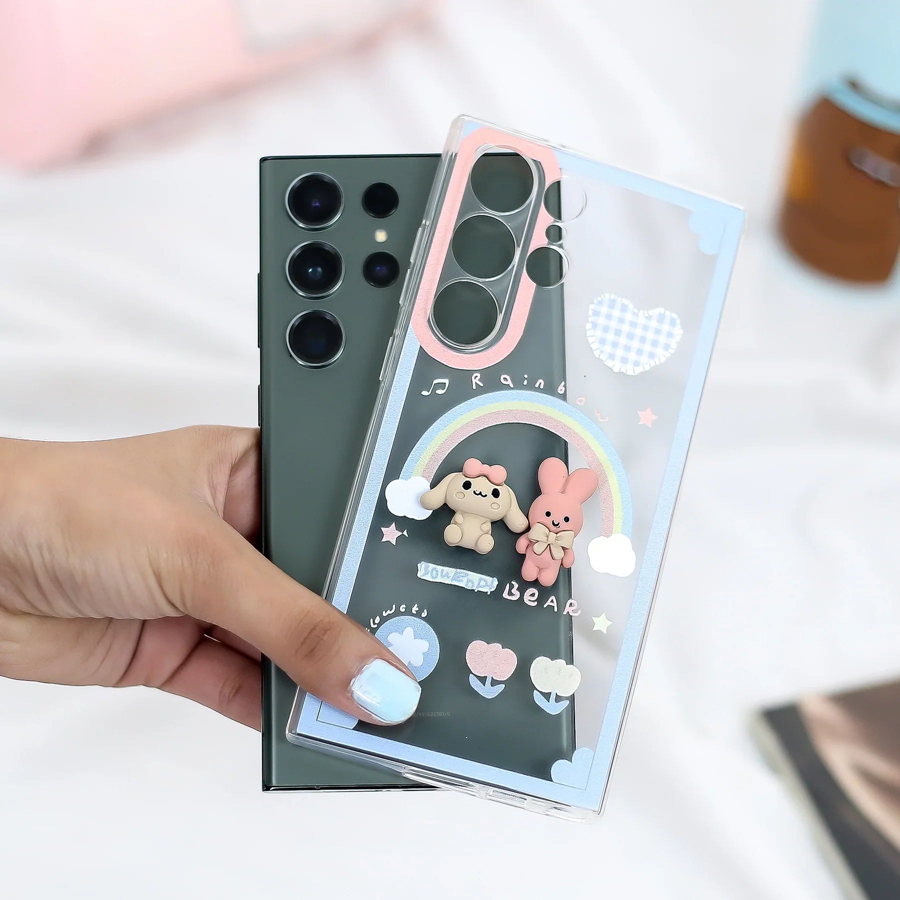 3D Bowknot Critter Phone Case - Samsung