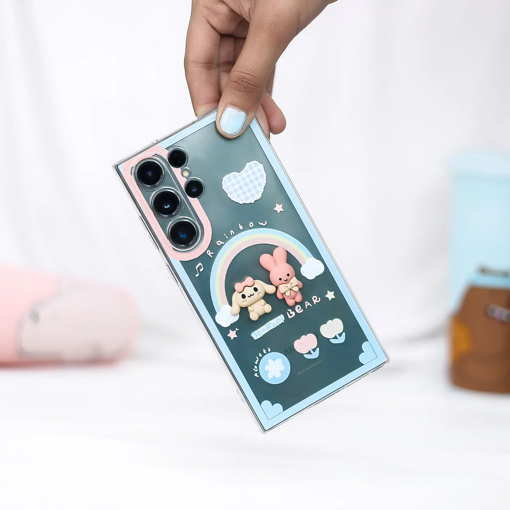 3D Bowknot Critter Phone Case - Samsung