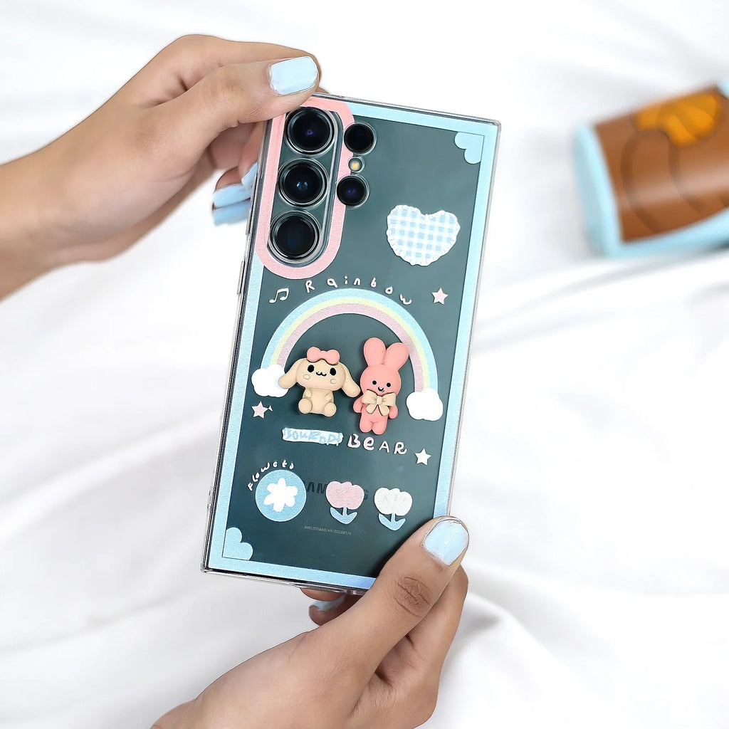 3D Bowknot Critter Phone Case - Samsung