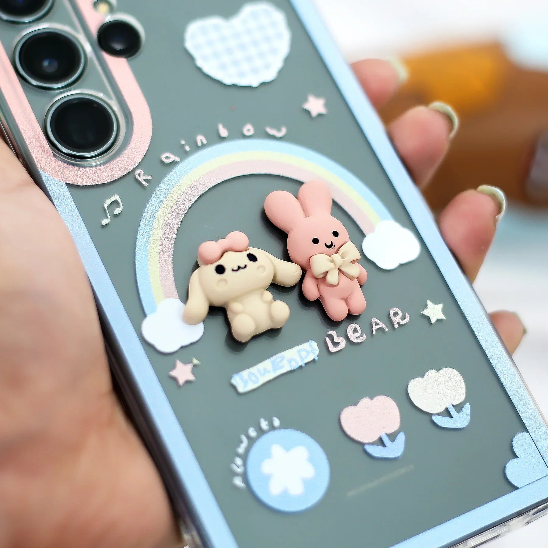 3D Bowknot Critter Phone Case - Samsung