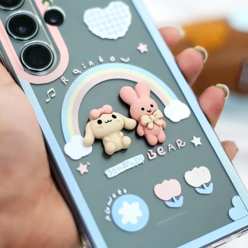 3D Bowknot Critter Phone Case - Samsung