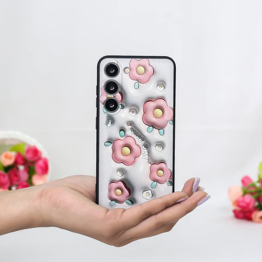 3D Printed Floral Sculpture Case - Samsung