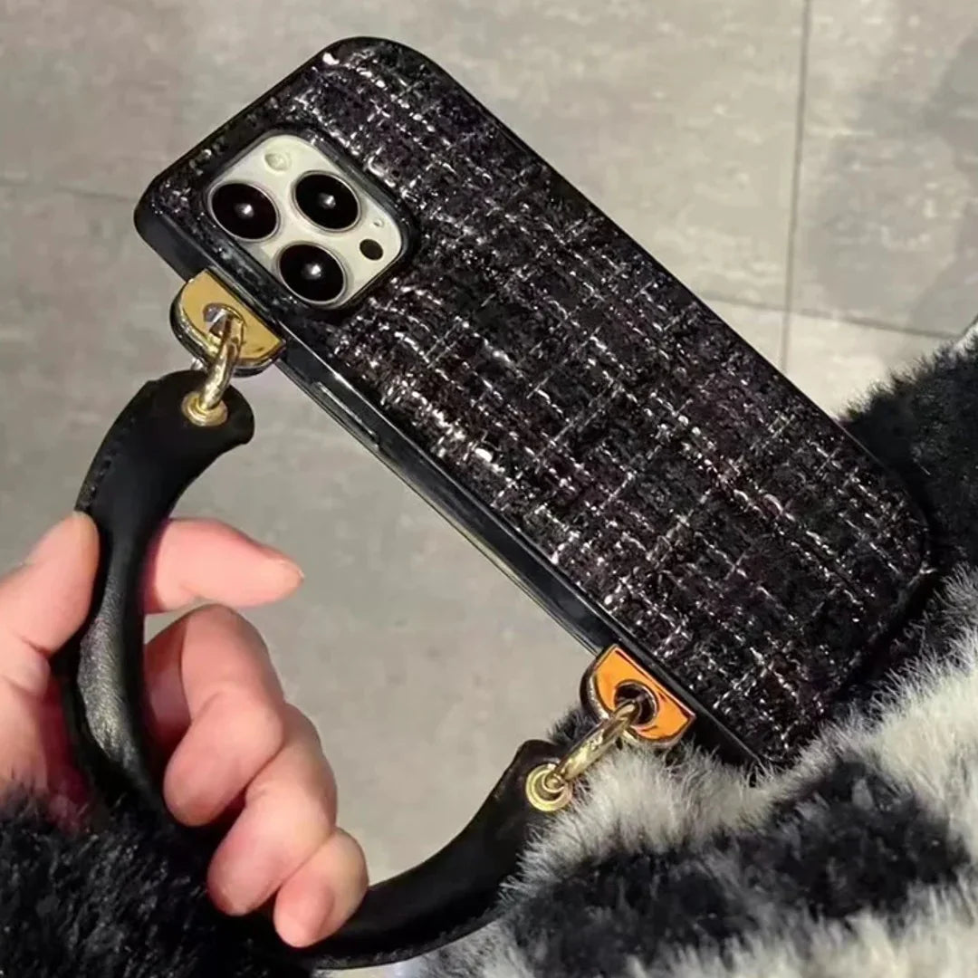 Solid Splendor Satchel Phone Case