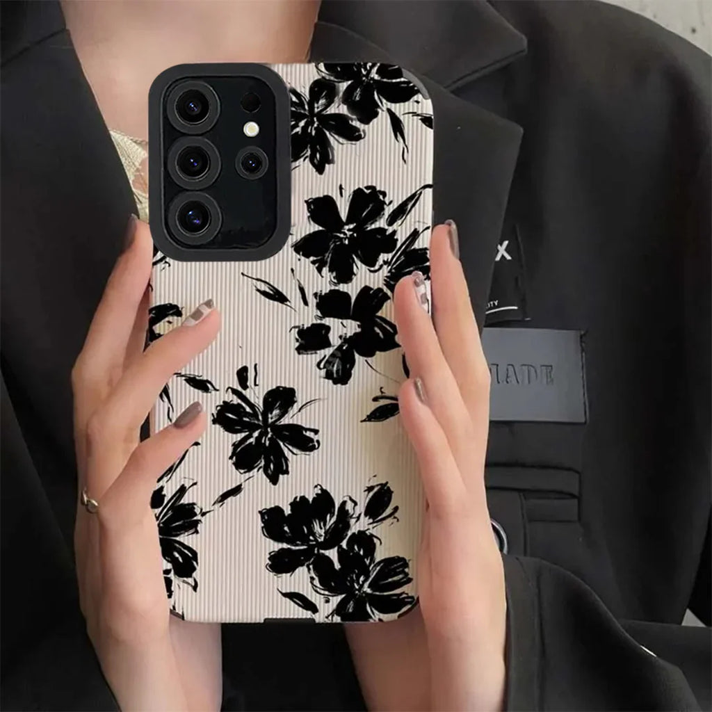 Floral Palette Print Shield Case - Samsung