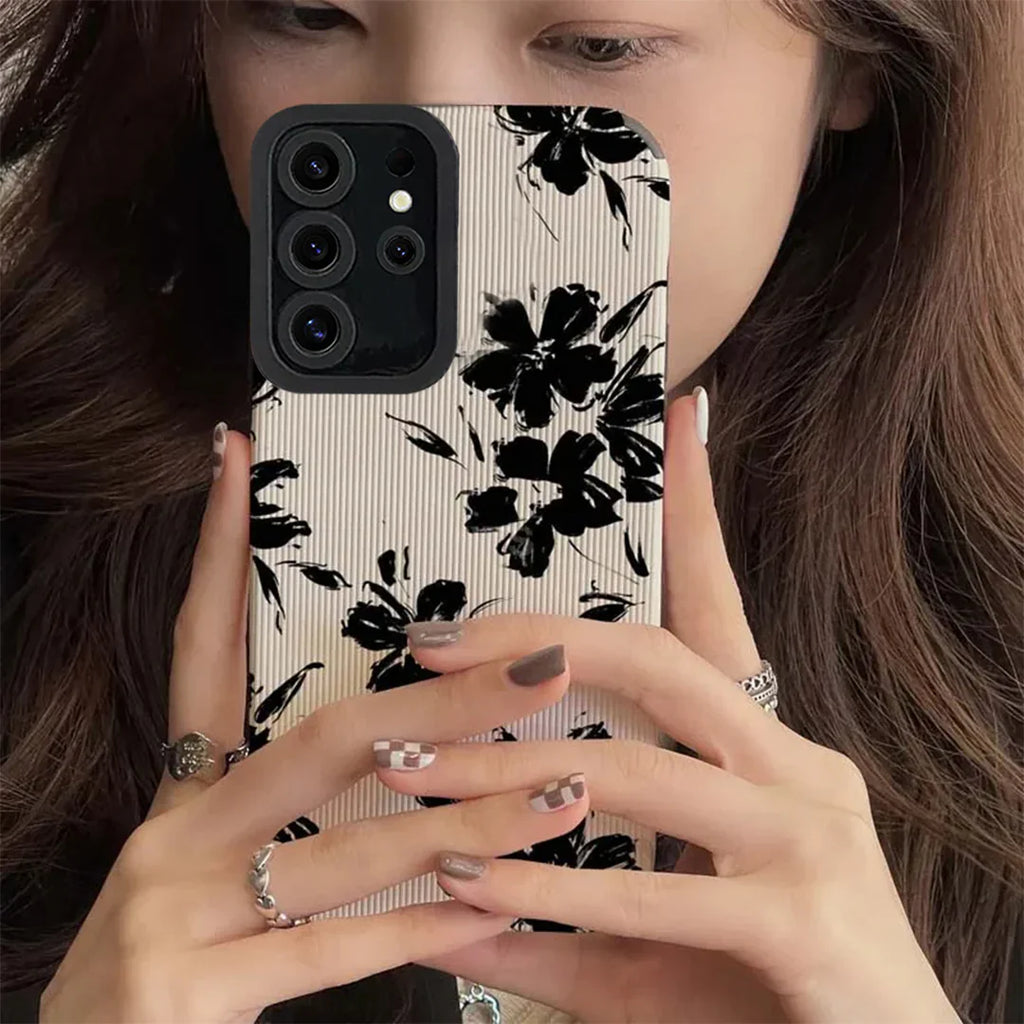 Floral Palette Print Shield Case - Samsung