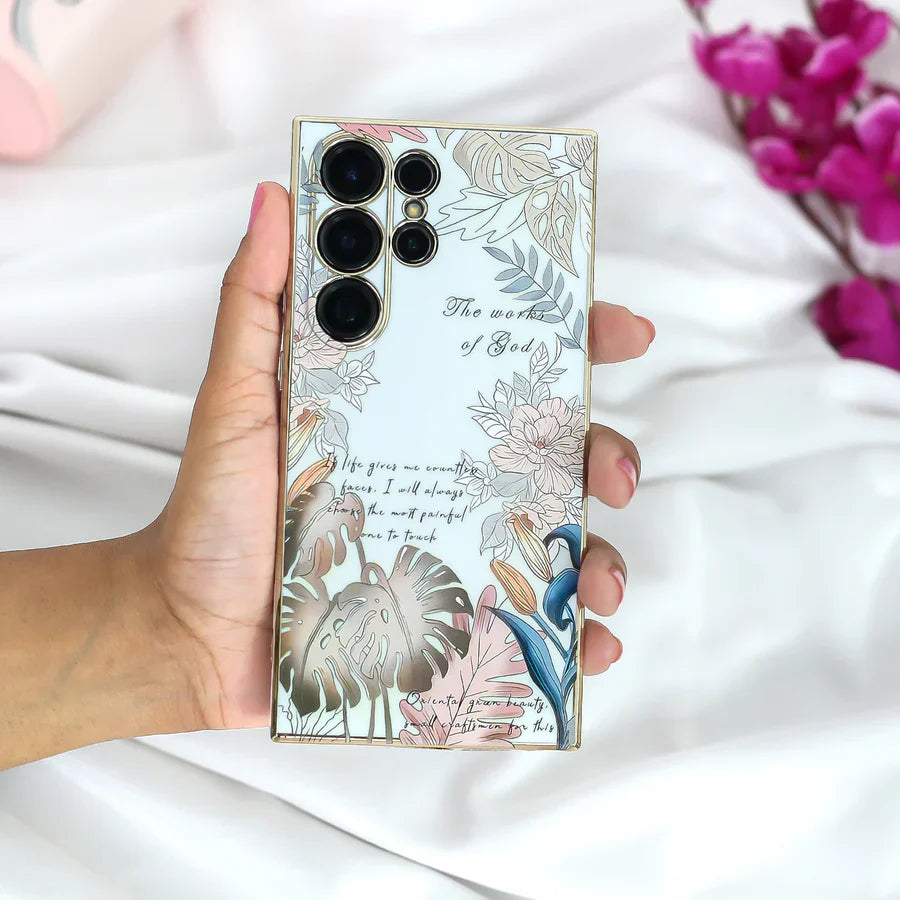 Chic Floral Fusion Bumper Case - Samsung