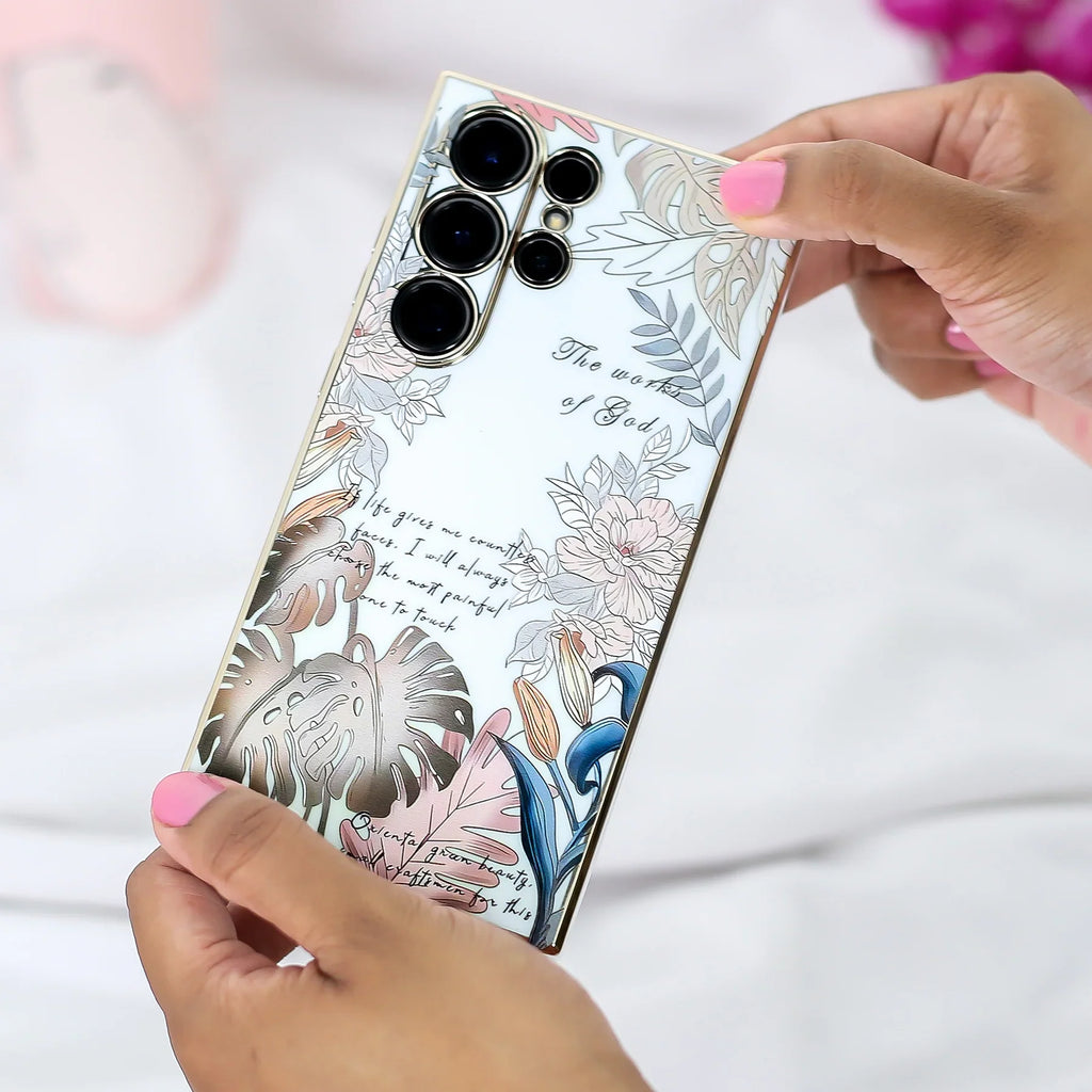 Chic Floral Fusion Bumper Case - Samsung