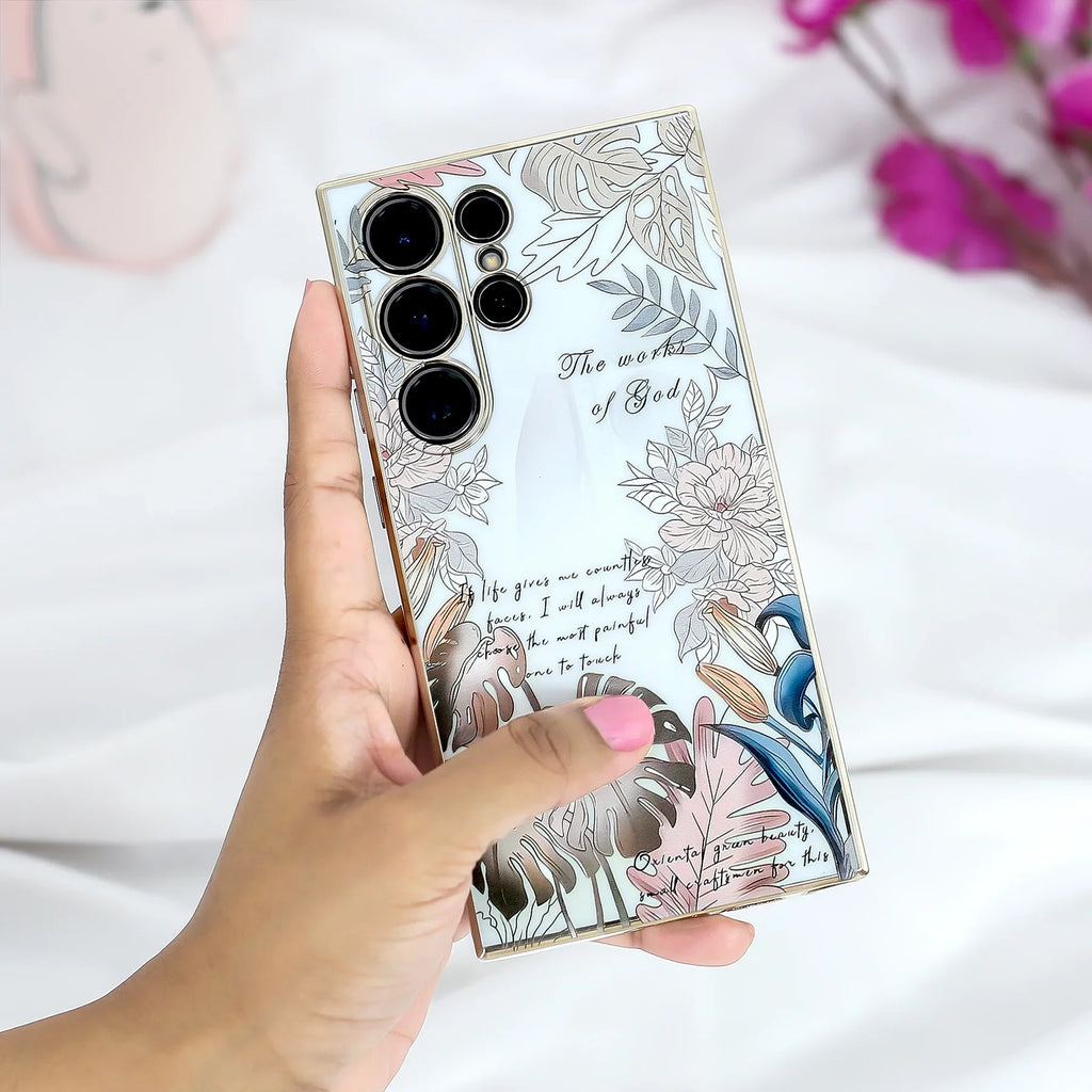 Chic Floral Fusion Bumper Case - Samsung