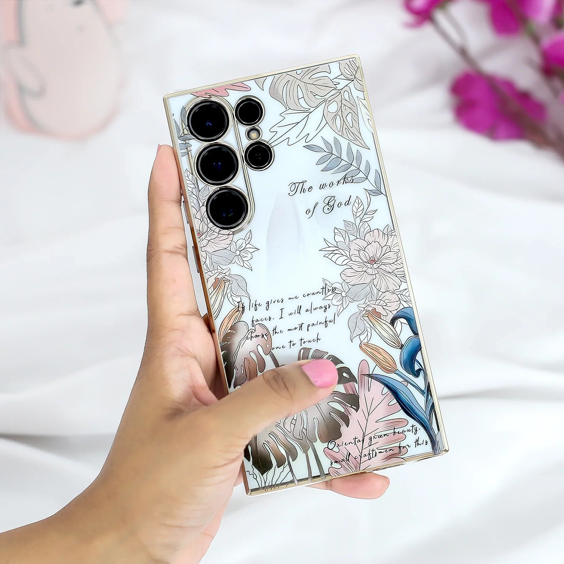 Chic Floral Fusion Bumper Case - Samsung