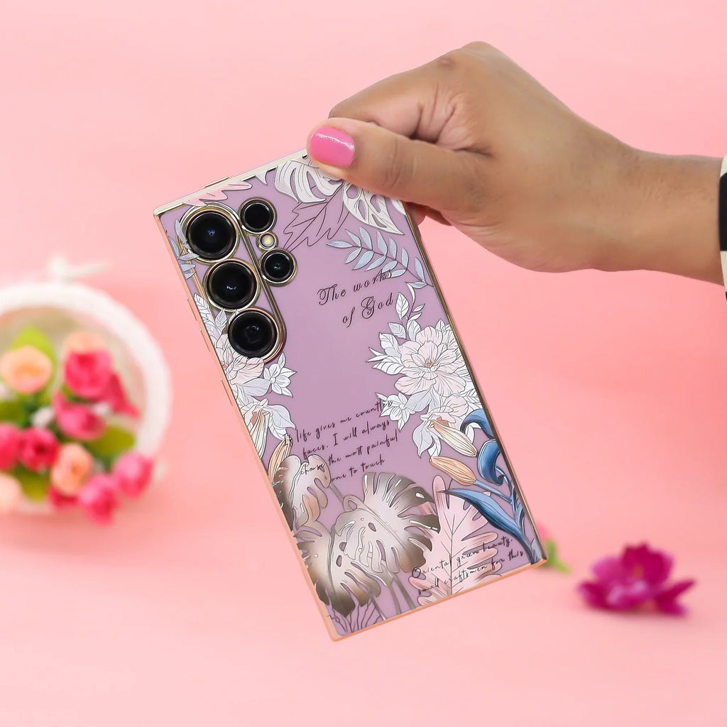 3D Floral Mirage Shield Case - Samsung