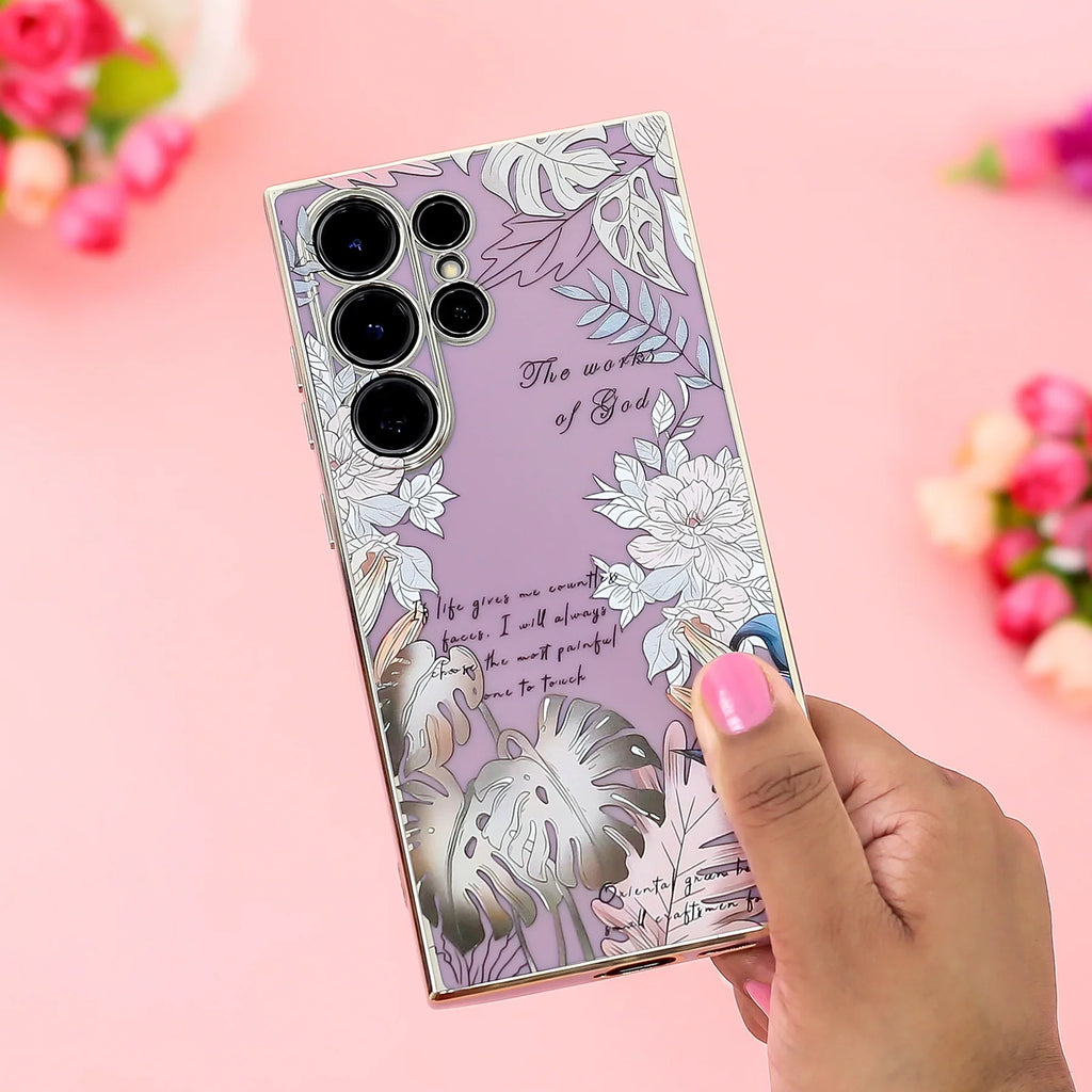 3D Floral Mirage Shield Case - Samsung