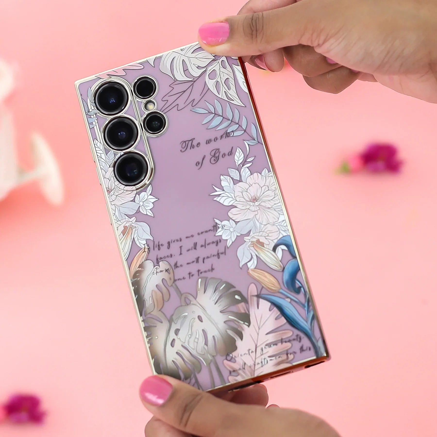 3D Floral Mirage Shield Case - Samsung