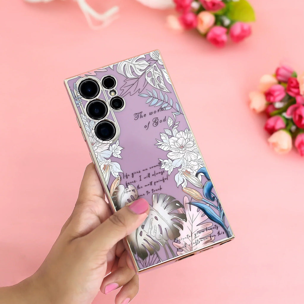 3D Floral Mirage Shield Case - Samsung