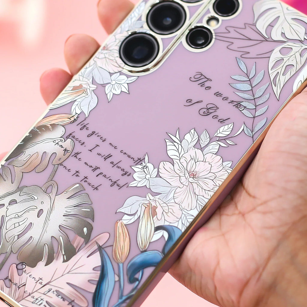 3D Floral Mirage Shield Case - Samsung