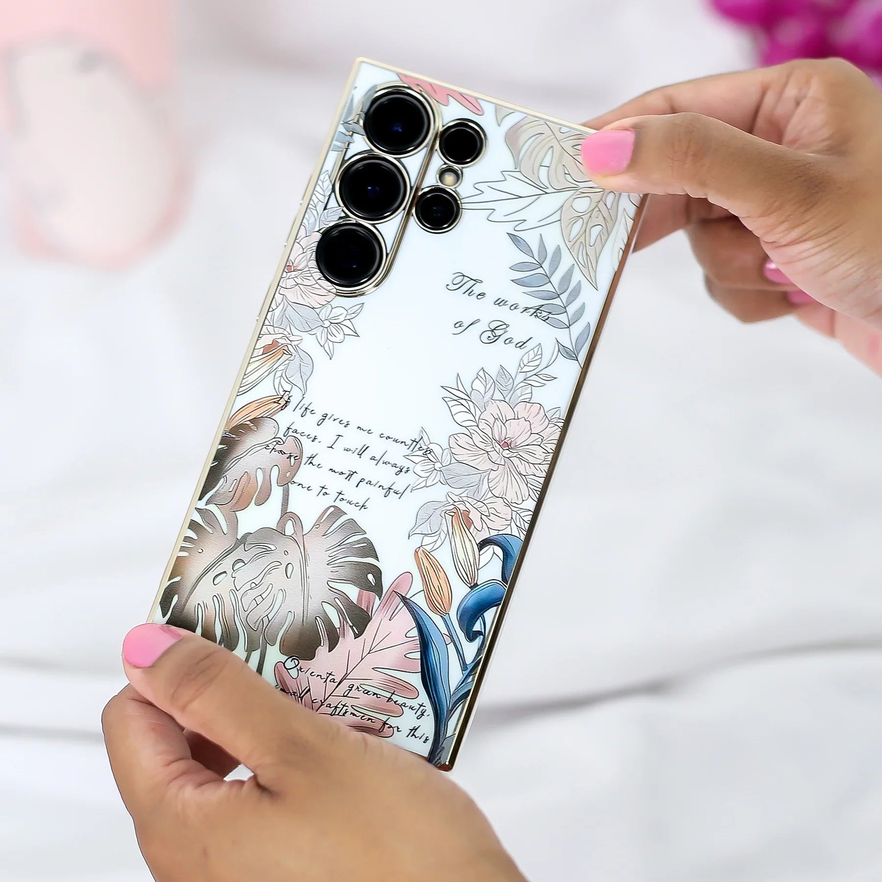 3D Floral Mirage Shield Case - Samsung