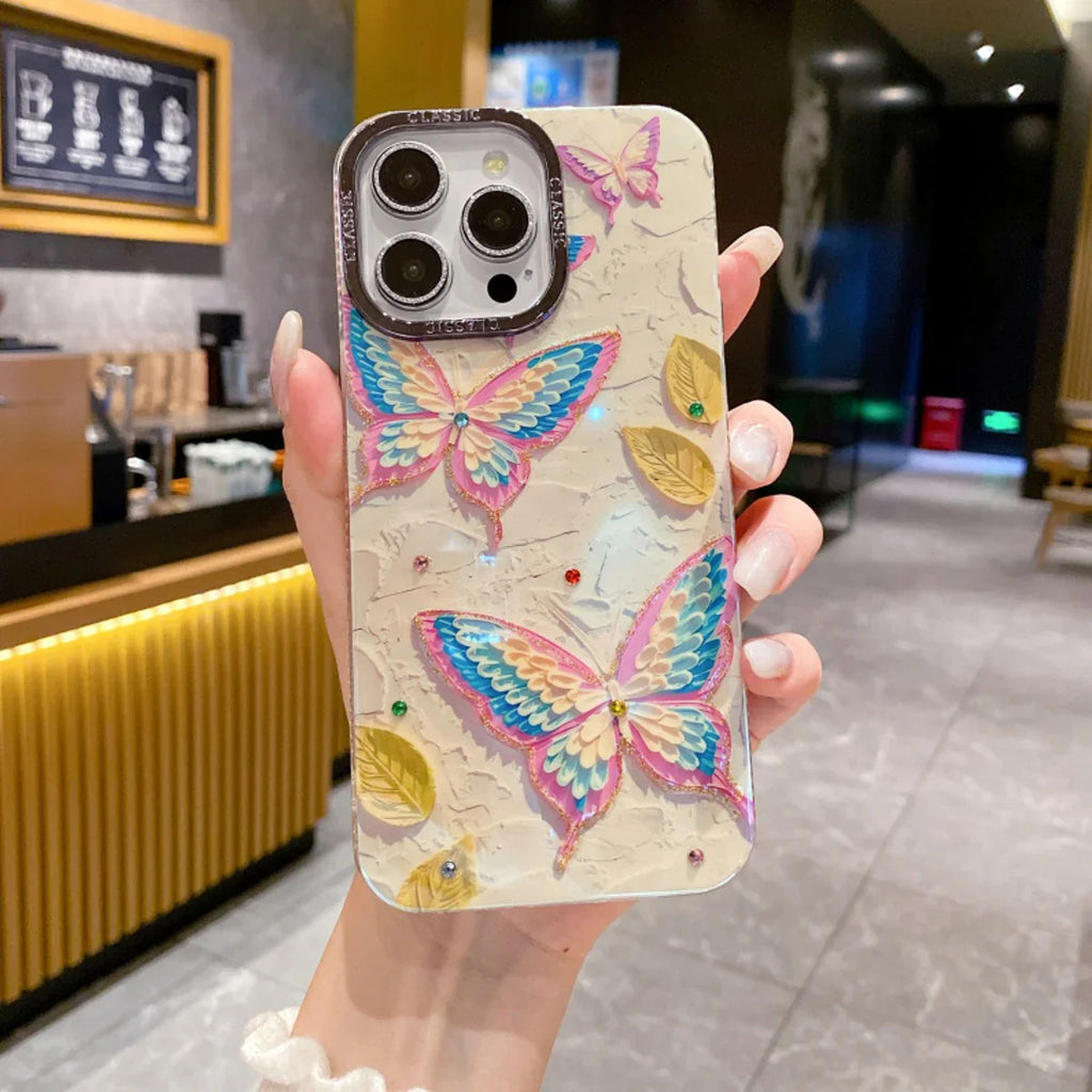 Butterfly Brilliance Blu-Ray Rhinestone Case