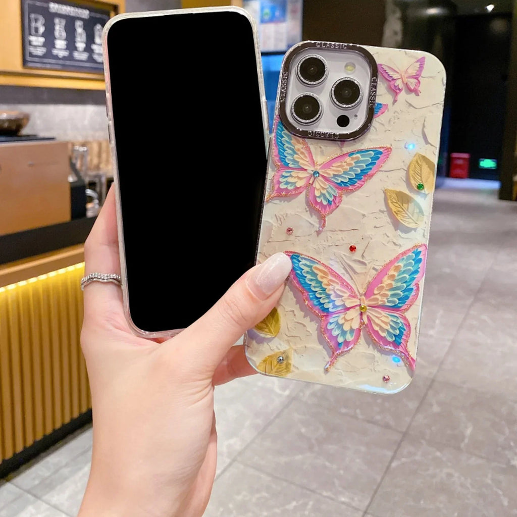 Butterfly Brilliance Blu-Ray Rhinestone Case