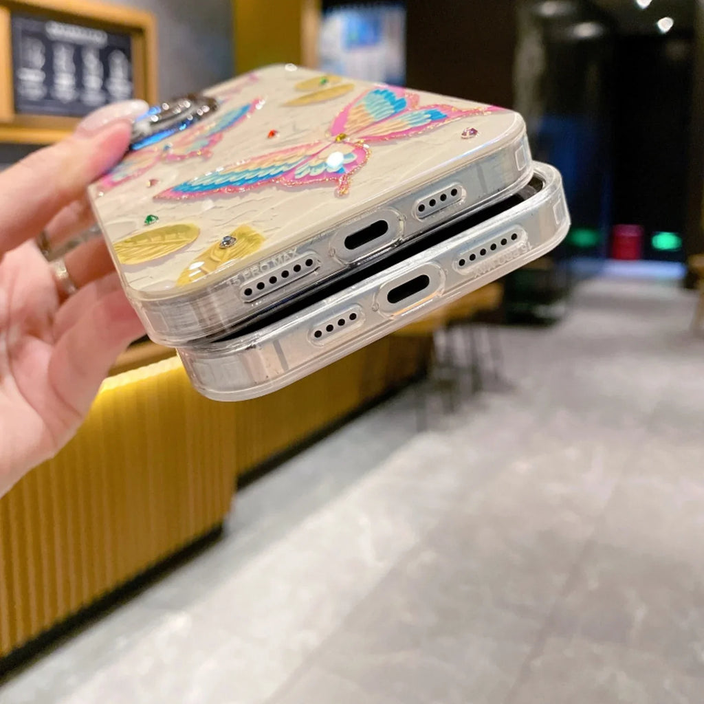 Butterfly Brilliance Blu-Ray Rhinestone Case