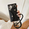 Versatile Crossbody Wrist Strap Wallet Case - Samsung