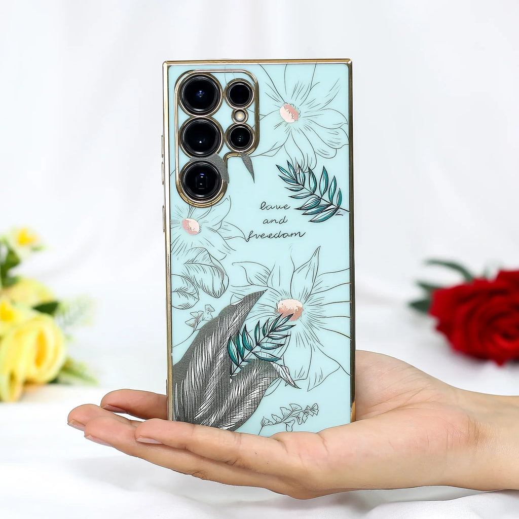 Chic Floral Fusion Bumper Case - Samsung