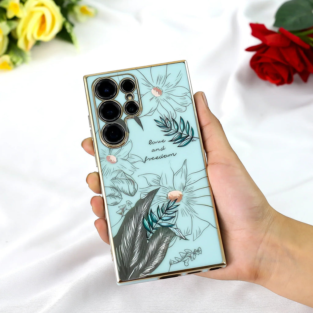 Chic Floral Fusion Bumper Case - Samsung