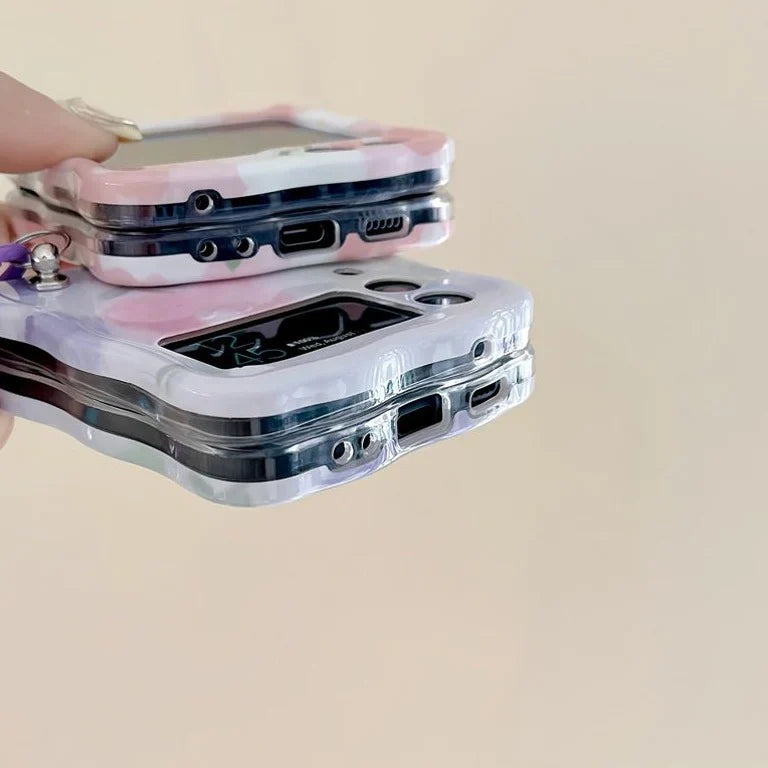 Floral Harmony Shell Case with Charm - Samsung