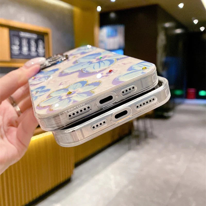 Glimmer Petals Soft Flower Case