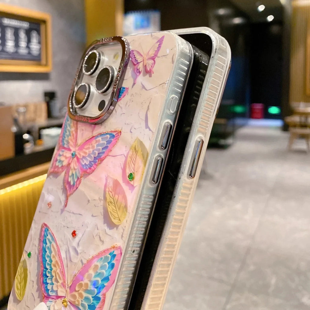 Butterfly Brilliance Blu-Ray Rhinestone Case