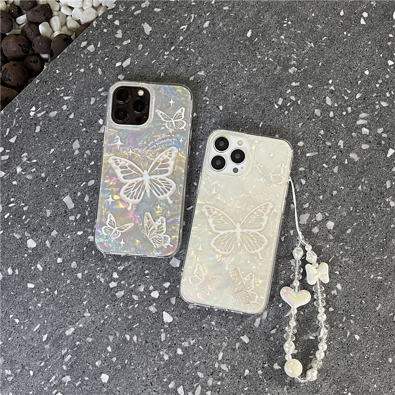 Chic Serene Graceful Butterfly Case with Charm
