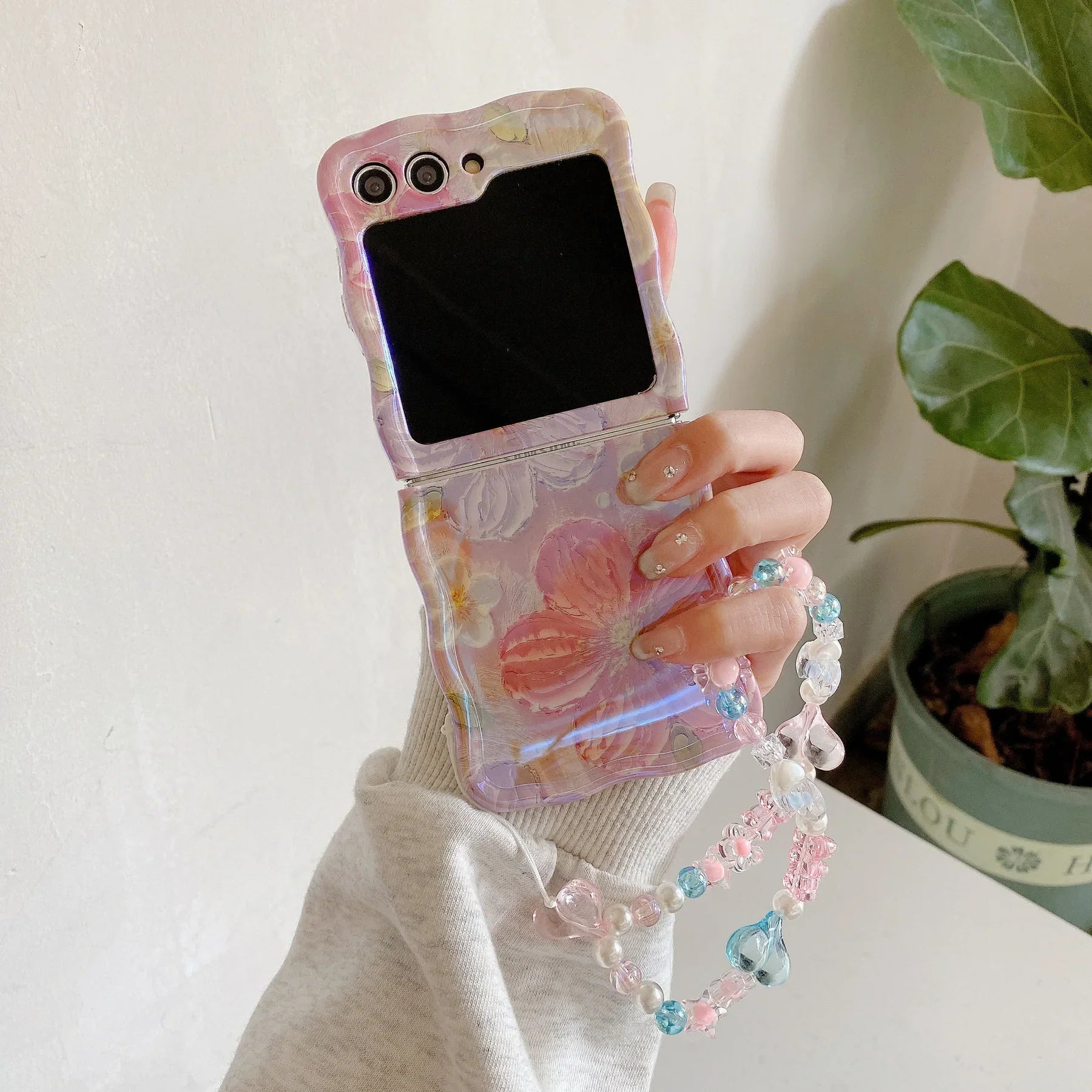 Romantic Love Bow Chain Case - Samsung