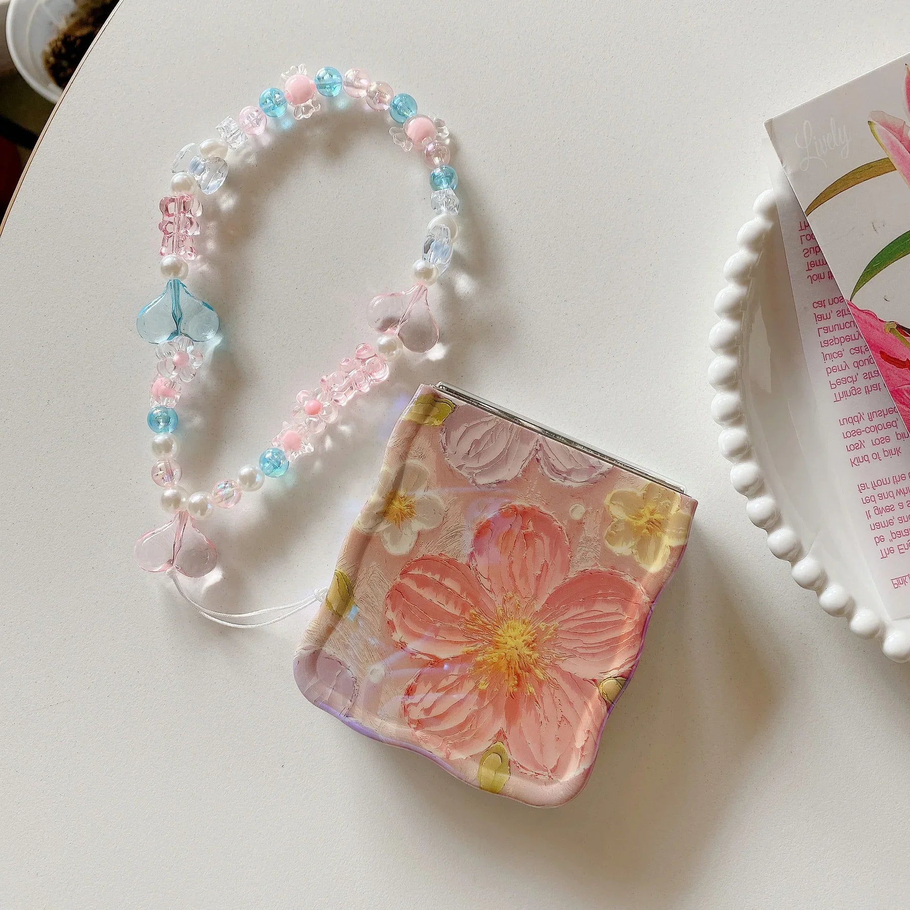 Romantic Love Bow Chain Case - Samsung