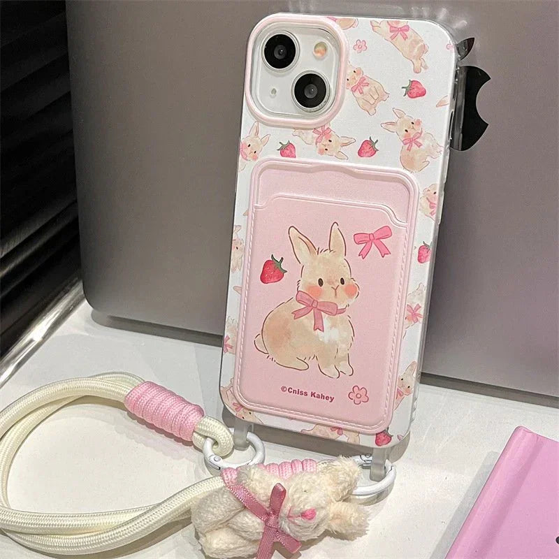 Delight Berry Cute Bunny Bliss Case