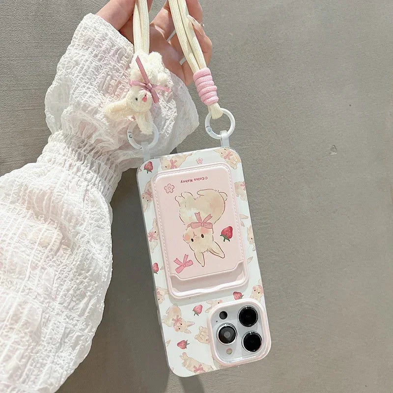 Delight Berry Cute Bunny Bliss Case