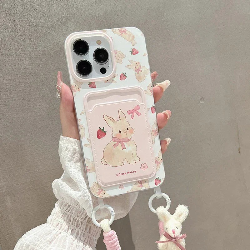 Delight Berry Cute Bunny Bliss Case