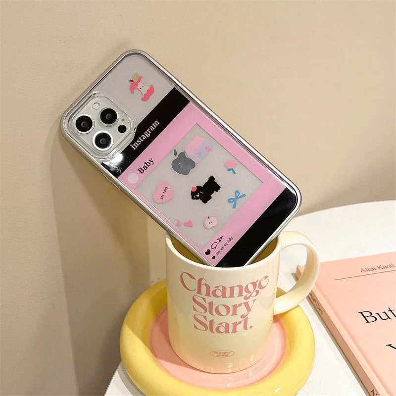 Charming Insta Feed Cute Puppy Case