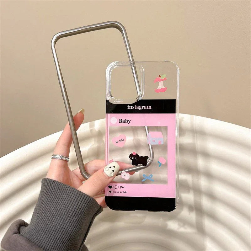 Charming Insta Feed Cute Puppy Case
