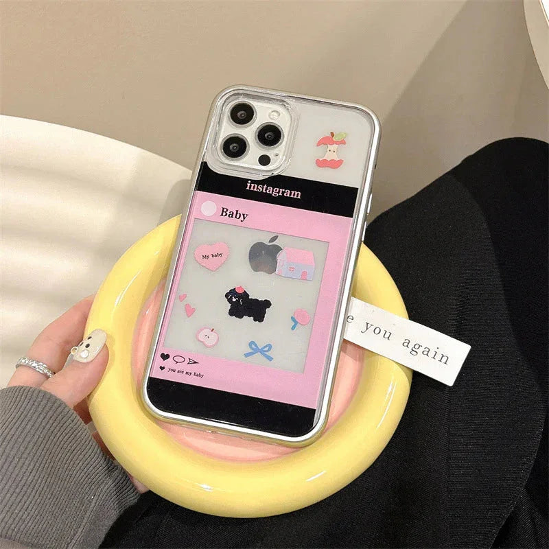 Charming Insta Feed Cute Puppy Case