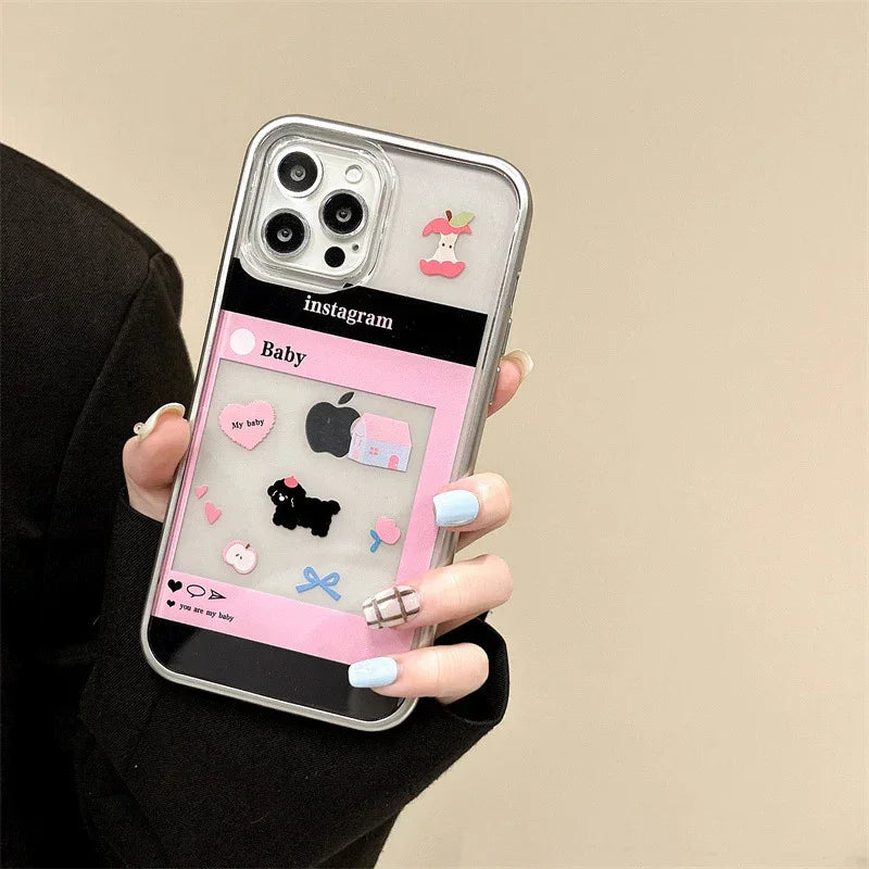 Charming Insta Feed Cute Puppy Case