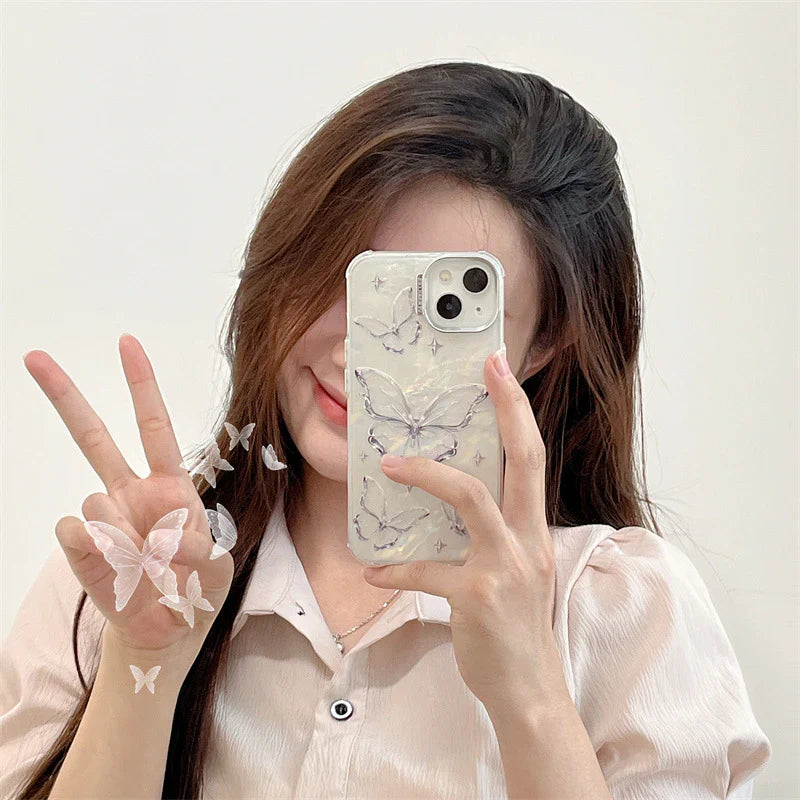 Fantasy Feather Yarn Butterfly Case