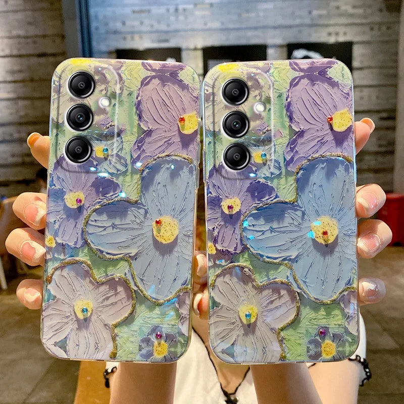 Reflective Glittery Bloom Case