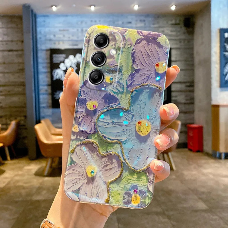 Reflective Glittery Bloom Case