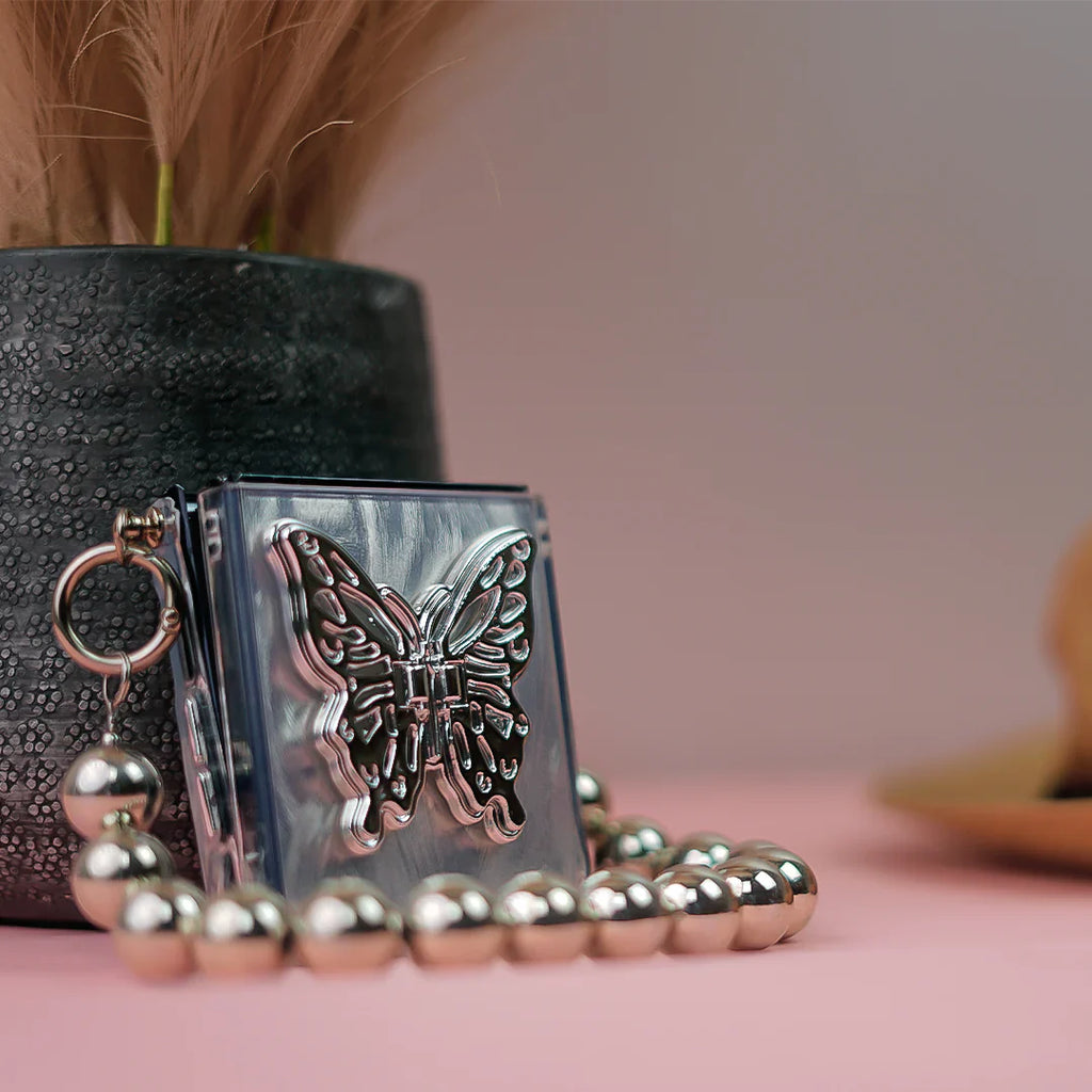 Delicate Beauty Butterfly Case with Charm - Samsung