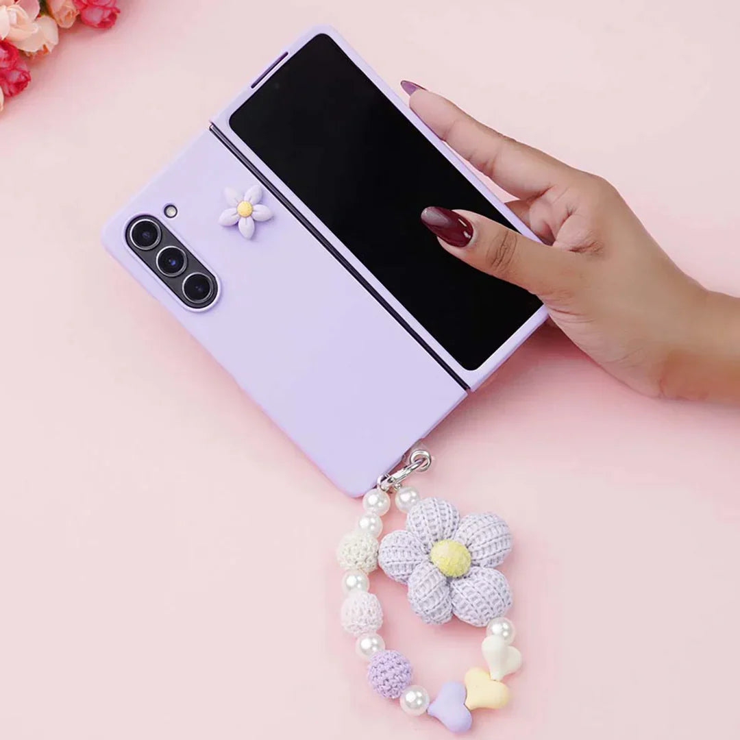 Cute Handcrafted Flower Bracelet Phone Case - Samsung