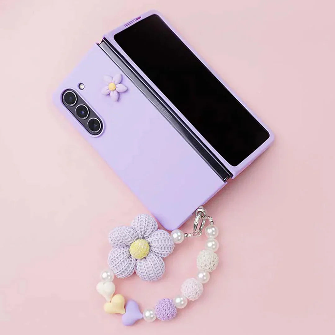 Cute Handcrafted Flower Bracelet Phone Case - Samsung