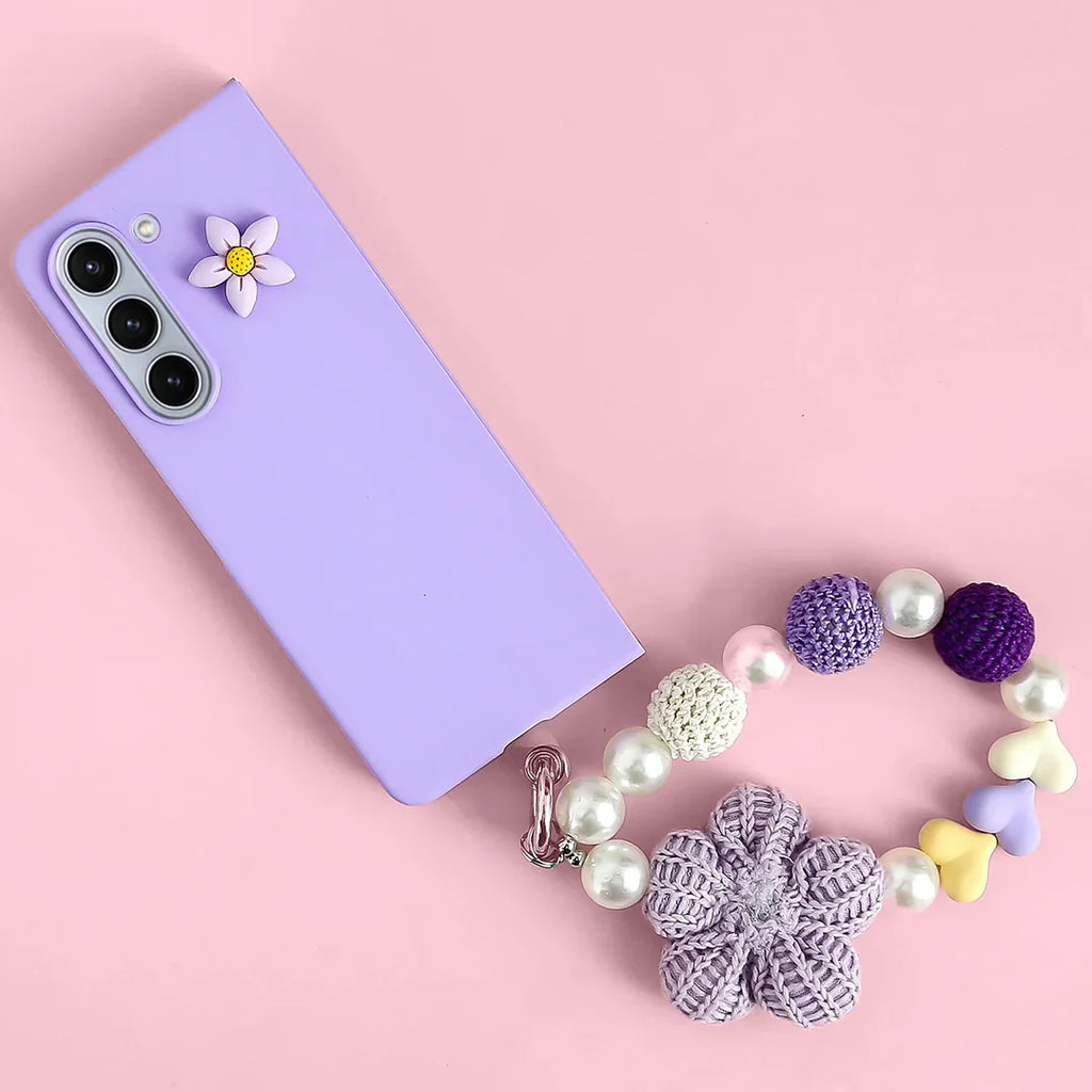 Cute Handcrafted Flower Bracelet Phone Case - Samsung