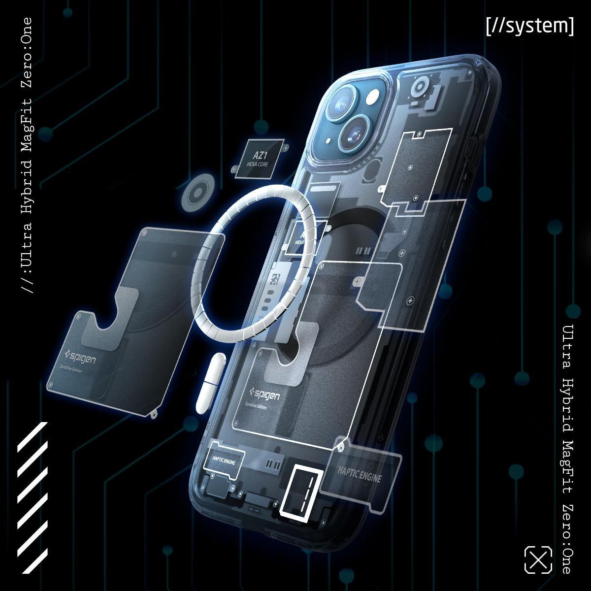 Ultra Hybrid Magfit Back Cover Case Compatible with iPhone