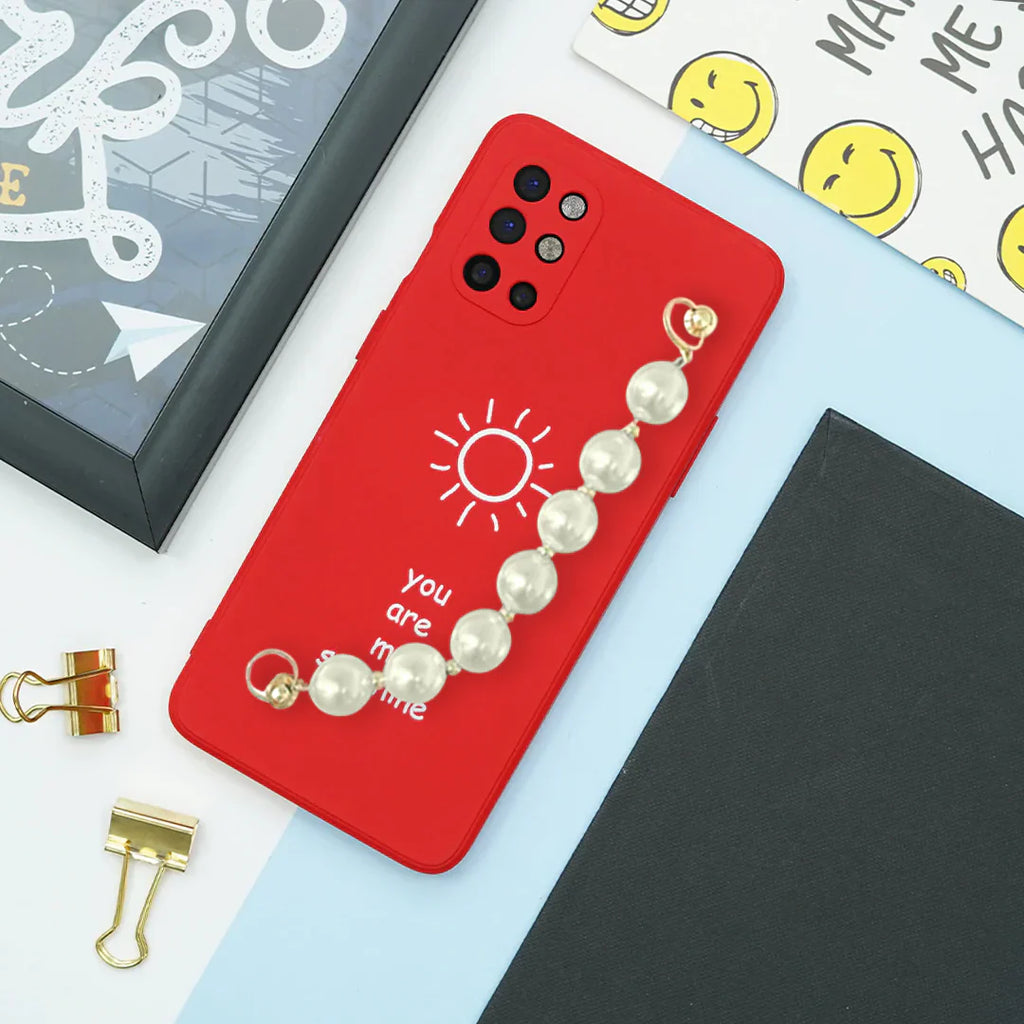 Sunlight Pattern Soft Silicone Case with Bracelet