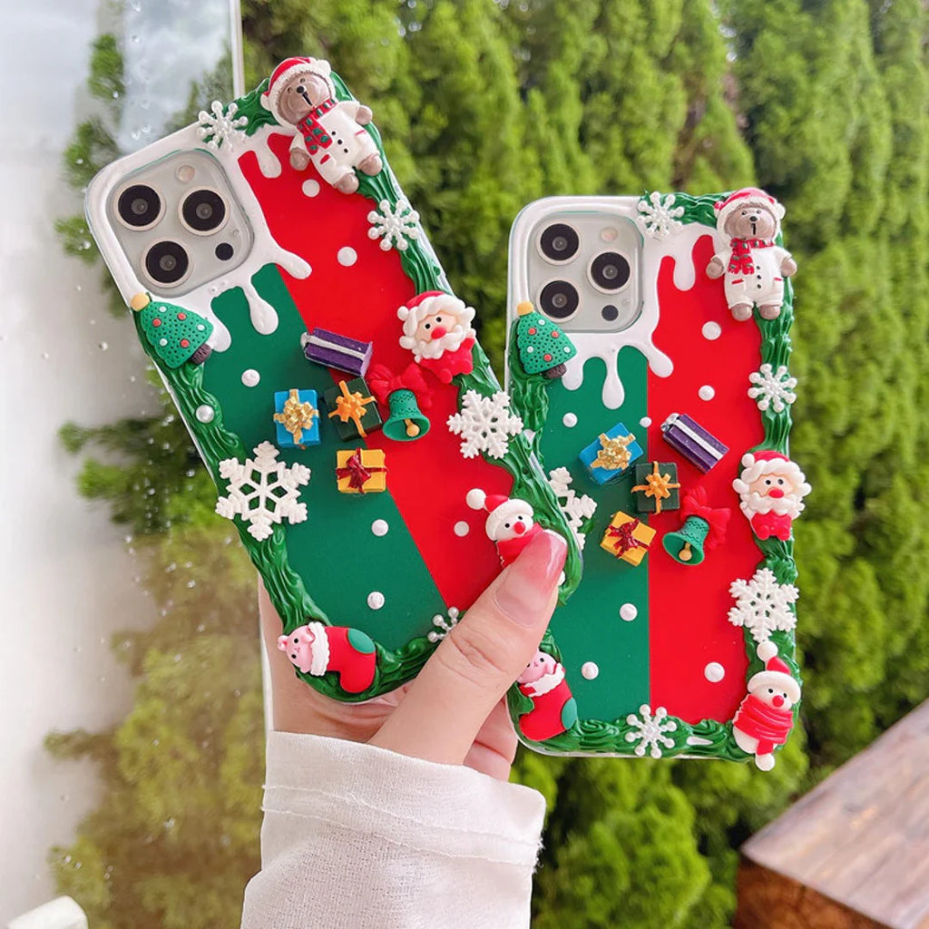 Jingle Joy Cartoon Case with Bracelet
