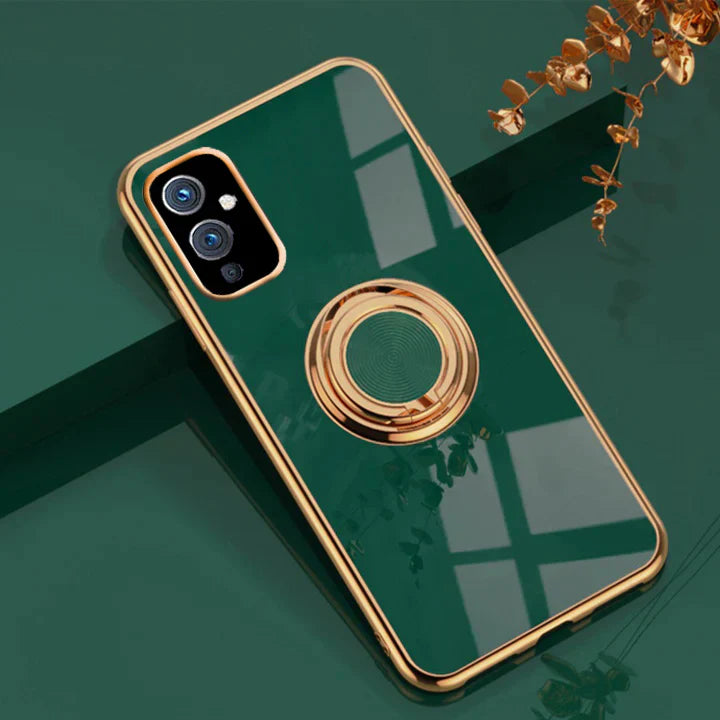 Gold Plating Metallic Ring Case - OnePlus